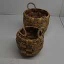 Oval Water Hyacinth Basket 2Pcs