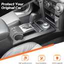JeCar for 4Runner Interior Trim Center Console Gear Shift Panel Cover for 2010-2024 Toyota 4Runner (Matte Black)