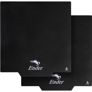 2PCS Creality Original Ultra Removable Magnetic 3D Printer Build Surface Heated Bed Cover for Ender 3/Ender 3 Pro/Ender 3 V2/Ender 3 V2 Neo/Ender 3 Neo/Ender 3 S1/3 S1 Pro/Ender 5 Pro 235X235MM