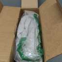 H.VERSAILTEX Blackout Drapes Linen Blackout Curtains 84 inch Length 2 Panels Set, 100% Blackout Thermal Insulated Textured Curtain Anti-Rust Grommet Curtains with White Liner, Stone