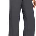 G4Free Yoga Pants Women Wide Leg Pants with Pockets High Waist Stretch Dress Casual Sweatpants 
 S