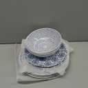 Melamine Dinnerware Set of 12 Pcs Dinner Dishes Set Bowls and Plates for Indoor and Outdoor with Unbreakable Non-breakable Lightweight Dining Tableware (Geometric)