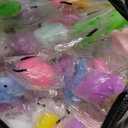 100PCS Kawaii Squishies, Mochi Squishy Toys for Kids Party Favors, Mini Stress Relief Squishy Fidget Toys for Classroom Prizes for Kids Party Favors Goodie Bags Stuffers with Storage Bag, Animal Fruit