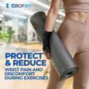 Dropsky Wrist Brace - 4 packs -, Wrist Thumb Brace Splint, Right & Left Hand, Fits Both Hands, Lightweight Support, Carpal Tunnel, Arthritis & Tendonitis Pain Relief - Black