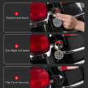 Benlari 1157 2" Bullet Rear Turn Signal Lights 1156 bullet led motorcycle blinkers Fit for Harley Davidson Dyna Soprster Touring Road King Street Glide Electra Glide 1986-2024