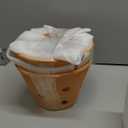 8 inch Terracotta Orchid Pots with Holes and Saucers, 2 Pack Clay Orchid Planter Pots for Repotting, Large Terra Cotta Orchid Pot, Plant Flower Pots for Orchid Indoor Outdoor Promotes Air Circulation