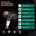 CDWTPS TPMS Tire Pressure Monitor Sensor, 4-Pack fit Toyota Lexus Camry Scion-Avalon, Camry, Corolla, Highlander, Prius, Rav4,Yaris, ES LS GS Series Replace#4260733011 PMV-107J-315MHZ