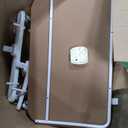 Electric Rocking Bassinet for Baby 3 Speeds Automatic Bedside Sleeper Auto Rolling Newborn Cradle Rocks Itself 5 Height Adjustable with Music, Wheels, Storage, Grey & White