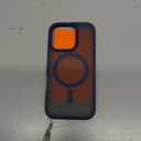 TORRAS for iPhone 16 Pro Case Translucent Matte Blue | Compatible with MagSafe, Military Grade Drop Protection, Stronger Magnetic, Shockproof Airbag, Color Button, Slim Anti-Scratch