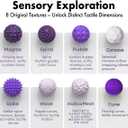 Magnetic Sensory Fidget Balls (8PCS), Weighted Magnet Balls Fidget Toys for Teens Adult ADHD Autism Anxiety, Quiet Stress Relief Office Desk Gadgets, Hand Therapy Sensory Toy Items Gift (Purple)