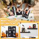 24 Pack Halloween Pre Drawn Canvas for Painting 5 x 7 Inch Pre Drawn Stretched Cotton Canvas for Adults Kids Halloween Party Favor DIY Art Supplies Wall Decor