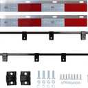 TBOZZ E-Coating Black Mud Flap Hanger Bracket with Hardware Sold by Pair
