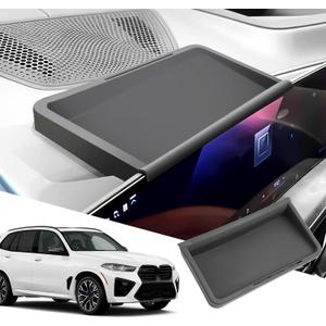SXCY for 2023 2024 2025 BMW X5/X6/X7 Center Console Organizer for BMW X5 2023 2024 2025 Accessories Dashboard Tray for 2024 2025 BMW X5 Accessories 2024 2025 X5 Screen Back Organizer