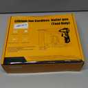 18 Gauge Brad Nailer/Narrow Crown Stapler Compatible with Dewalt 20V MAX Battery(NO Battery) 2 in 1 Cordless Nail Dispenser with 1000 Nails and 1000 Staples for Home Improvement, DIY and Woodworking (Yellow)