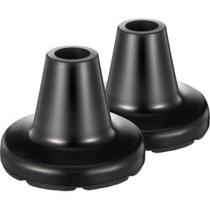 2 x Crutch Tips 7/8 Inch Upgrade Heavy Duty Rubber Crutch Feet, Crutch Accessories Replacement Rubber Cane TipsNon-Slip and Durable