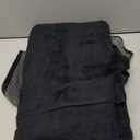 BELIZZI HOME Ultra Soft 2 Pack Oversized Bath Towel Set, 28x55 inches, 100% Cotton, Large, Absorbent, Quick Dry, Lightweight, Ideal for Gym, Travel, Camp, Pool - Black