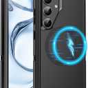 for Galaxy S25 Plus/S24 Plus Case[Compatible with MagSafe] [Shockproof] [3-Layer] Full Body Protection Rugged Heavy Duty Cover Case for Galaxy S25+/S24+ 5G,Black