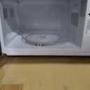 Nostalgia Retro Compact Countertop Microwave Oven - 0.7 Cu. Ft. - 700-Watts with LED Digital Display - Child Lock - Easy Clean Interior - Ivory
