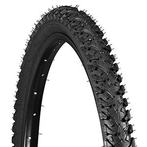 Schwinn Replacement Bike Tire, 26" x 1.95" All-Terrain Mountain Bike Tire, Wide & Blocky Knobs, Puncture Guard, Fits Internal Rim Widths 19mm-29mm, PSI Range 40 to 65