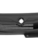 ALMULOO Windshield Wiper Cowl Panel Compatible with 2014-2015 Chevy Chevrolet Silverado 1500 Crew Double Regular Cab Air Inlet Grille Window Panel Cowl Cover Plastic Black