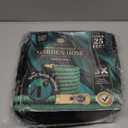 Garden Hose, NON-EXPANDABLE Garden Hose, Super Light Weight Hose, No Burst, 3/4 inch Solid Brass Connectors, 25 Ft, Grassy Green