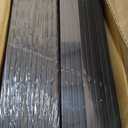 61 Pack Deck Balusters 32.25'' Bow Baluster, Black Metal Deck Spindle and Stairs Railing with Screws,Hollow Rectangle Deck Balusters for Deck Railing Porch(32.25x1.2x0.4Inch)