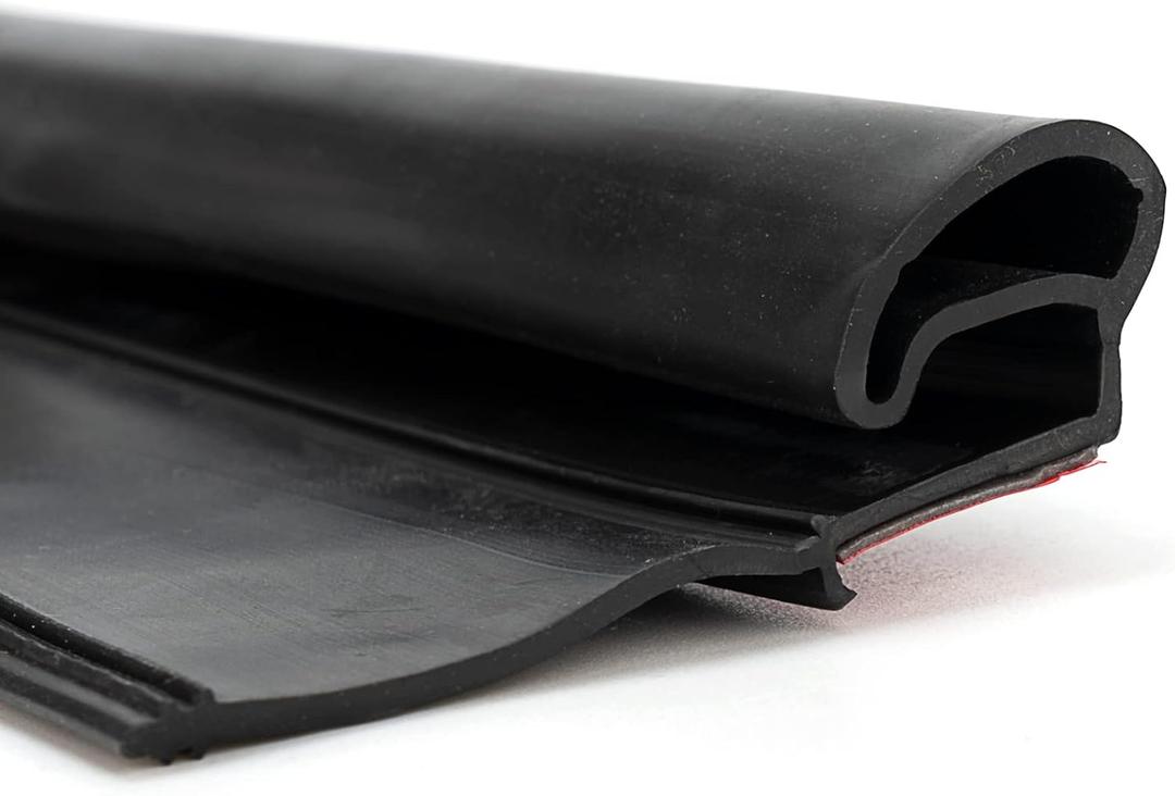 RV Slide Out Rubber Seal,RV Seal 2" Wiper Seal Base with 1" EKD D Bulb Seal (18 Feet)