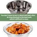 1000 Pcs Disposable Cat Food Bowls Liners Pet Feeding Bowls Paper Liner for Small Dog Cat Plate Feedings Dish Wet Food Feeding Station (White)