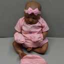 Aori Lifelike Reborn Baby Dolls Black - 18-Inch Realistic American Newborn Real Life Black Girl with Feeding Kit & Gift Box for Kids Age 3+