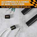 3 Sets Underground Wire Splice Kit for 14/3 to 8/3 Range Direct Burial UF Wire,600 Volts Maximum Waterproof Direct Burial Splice Kit with Connector and Heat Shrink Tubing for Electrical Cable