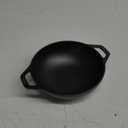 Lodge Pre-Seasoned Cast Iron Mini WOK - Dual Assist Handle - Use in the Oven, on the Stove, or on the Grill - 6.25 Inch