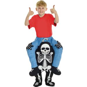 Skeleton Piggyback Costume Kids - One Size
