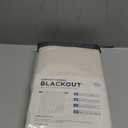 100% Blackout Shield Linen Blackout Curtains for Bedroom 84 Inches Long, Back Tab/Rod Pocket Living Room Drapes, Thermal Insulated Blackout Curtains 2 Panels Set, 50" W x 84" L, Cream