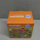 28 Pack Valentine Mochi Squishies Gifts for Kids, Greeting Cards and Animal Mochi Squishies Filled Heart-Shape Box Kawaii Squishies Stress Relief Fidget Toys Classroom Exchange Party Favors