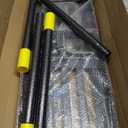 Lawn Leveling Rake, Heavy Duty 30"x10" Ground Leveler with 5FT Adjustable Handle for Yard Garden Lawn Leveling, Soil Sand Spreading Dirt Top Dressing