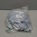 Crib Sheets for Boys Girls,100% Cotton Fitted Crib Sheet 2 Pack for Standard Crib and Toddler Mattress, Super Soft Breathable Baby Sheet 28x52x8in (White & Gray)