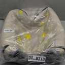 Jiupety Indoor Dog House, 2 in 1 Portable Foldable House Bed with Cover, Pet Tent & Cave Bed for Small Medium Dog, L(21"×17"×15"), Up to 16 Lb, Grey