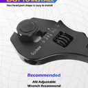 2PCS Car Horn Cover Plugs,Flare Plug,Car Accessories,Automotive Cap Plugs,Bell Mouth Cover Plug,Aluminum Swivel Hex Head Nut Port Adapter,Used in Oil,Fuel,Water,Fluid and Air Pipelines (10AN)