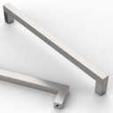 Asidrama 10 Pack 8.8 Inch(224mm) Brushed Satin Nickel Kitchen Cabinet Handles, Stainless Steel Cabinet Pulls Kitchen Cabinet Hardware for Cupboard Drawer Handles Dresser Pulls