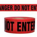 Swanson Tool Co BT3100RDGRDNE3 3 inch by 1000 Foot 3 MIL Non-Detectable Barricade Safety Tape"Danger Do Not Enter" Red with Black Print