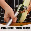 2 x Multifunction Stainless Steel Julienne Peeler Vegetable Peeler Double Planing Grater Kitchen Accessories Cooking Tools