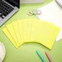 9 Pads Lined 50 Sheets Each 5.90X3.93 Inch Self Stick Note Pads Yellow Memo Pads for Office School Organization