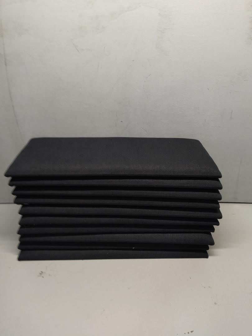 10 Pack Black Padded Bench Cushions, 32.5" x 10"