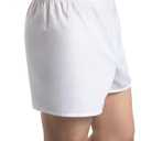 Fruit of the Loom Men's Tag Free Woven Boxer Shorts, Relaxed Fit, Moisture Wicking, Assorted Color Multipacks (Medium, White)