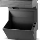 Center Console Tray Manager Storage Box Divider Compatible with Ford F-150 2017-2020, Armrest Hidden Storage Manager Accessories Lighting Pass-Through Design