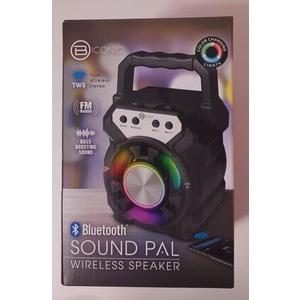 Biconic Sound Pal Bluetooth Speaker with Color Changing Lights & FM Radio