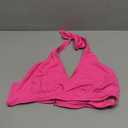 Tempt Me Women Halter Bikini Top Push Up Swimsuit Top Only (Large, Hot Pink)