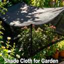 Sun Shade Cloth, 40%-50% Sun Block Mesh Net, 20FT x 30FT Breathable Black Screen for Garden Greenhouse Patio Plants Vegetables Flowers
