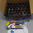 JOYIN Washable Tempera Paint Set for Kids 42PCS, Non Toxic Liquid Paint with 15 Brushes and 4 Palettes - Art Supply for Kids for Arts and Crafts Project, Finger Painting (2 oz Each)