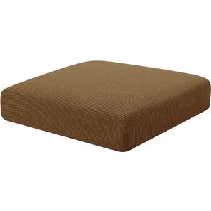 Hokway Couch Cushion Covers Stretch Cushion Covers Sofa Seat Cushion Slipcover Cushion Protector(Coffee, Small)